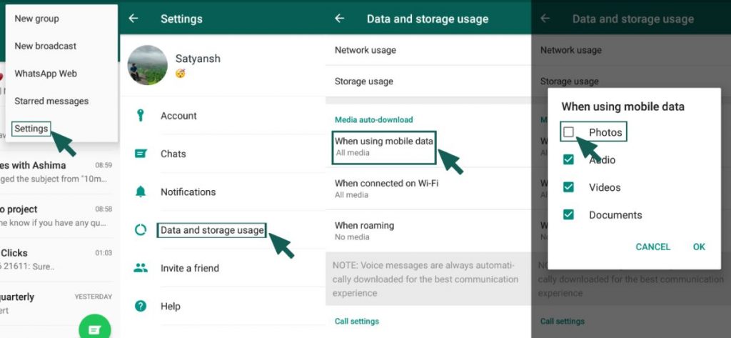 How do stop WhatsApp from Saving Photos/Videos on Android/iOS | Slashdigit