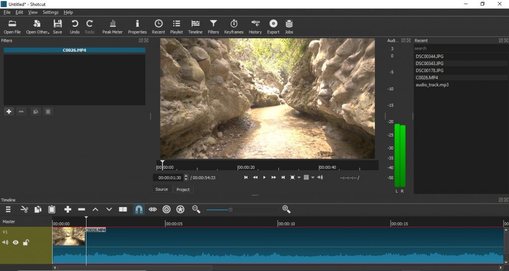 video editor shotcut